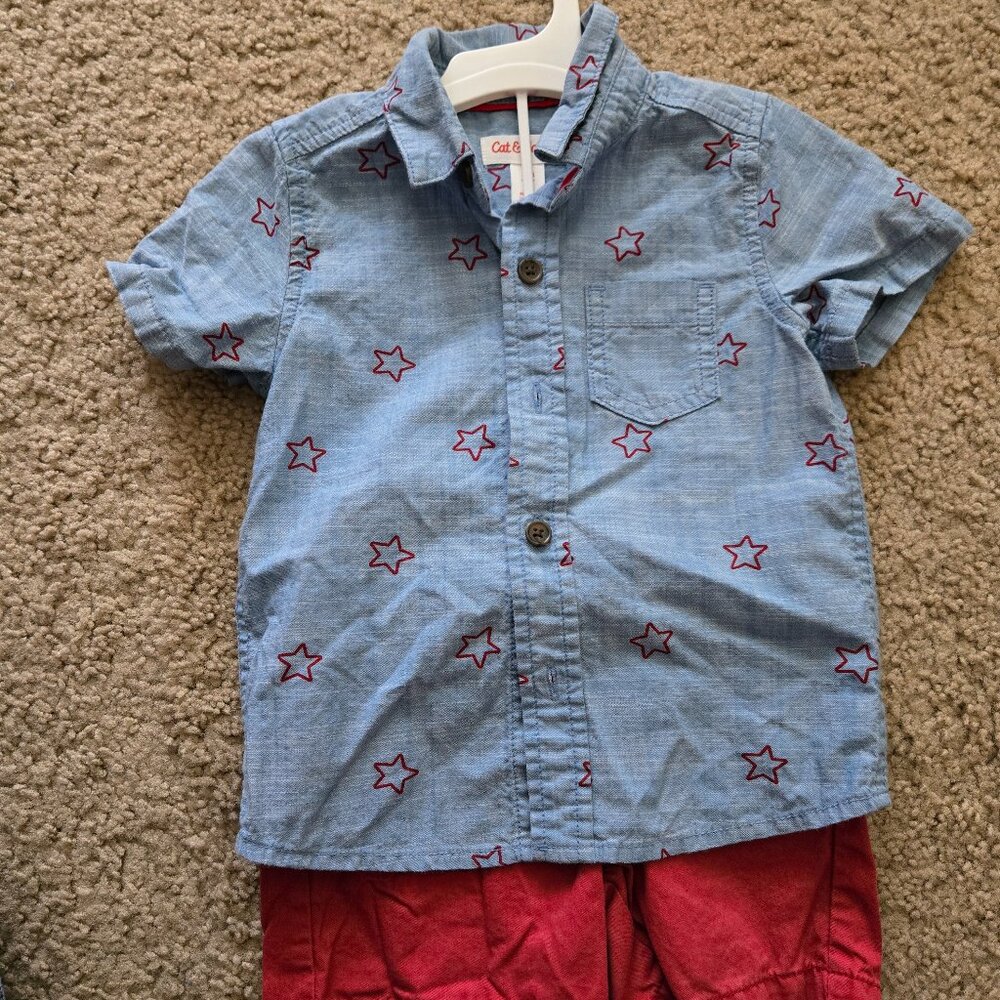 Baby Boy Clothes Size 12 Months 2 Piece Set